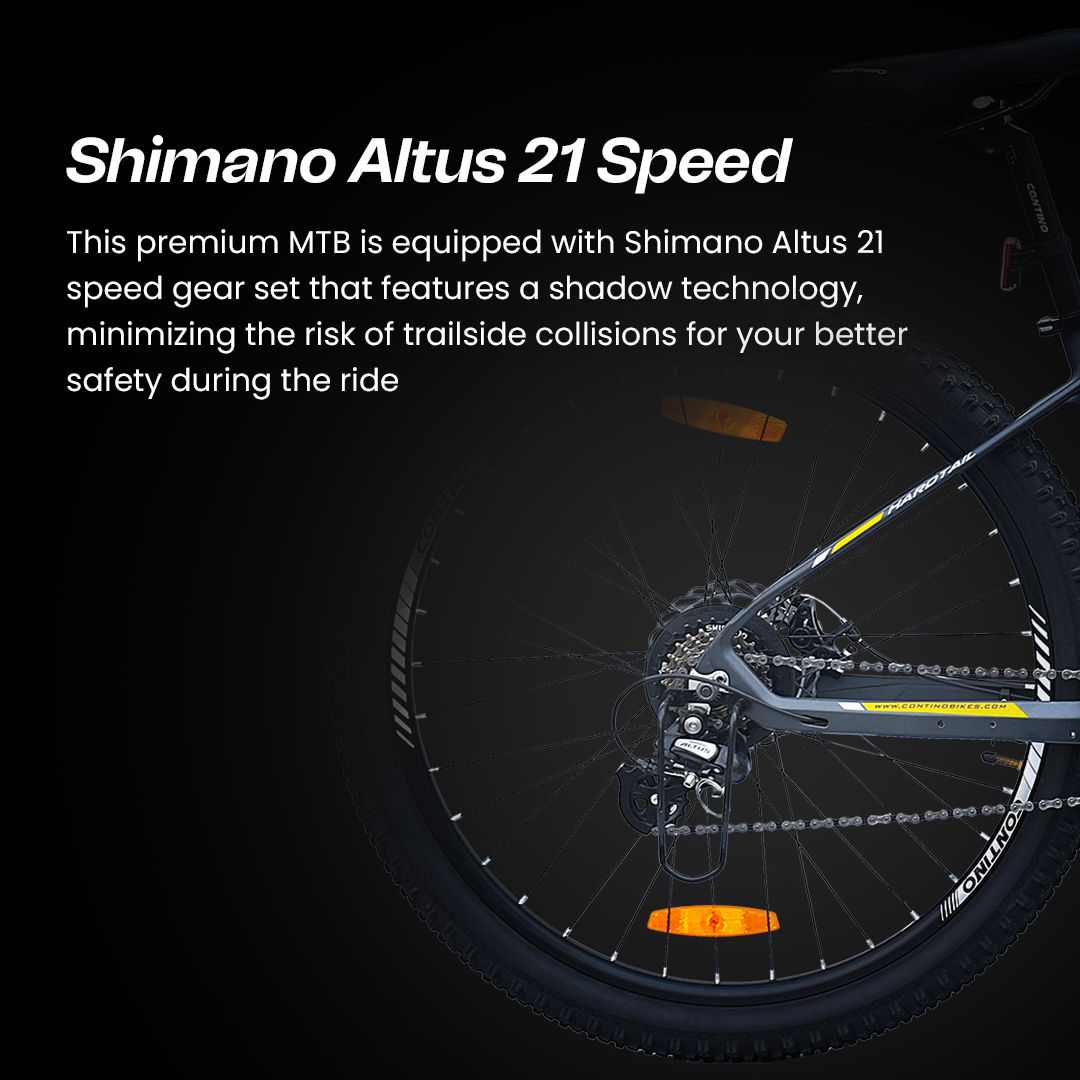 Contino Galactic With Shimano Atlus 21 Speed MTB Cycle - grey