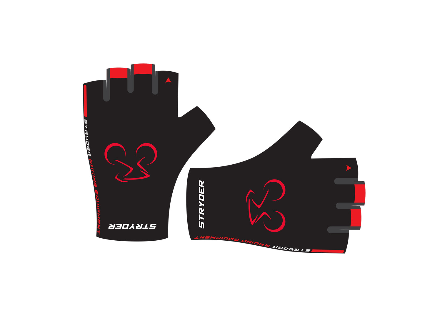 Half Gloves - black/red