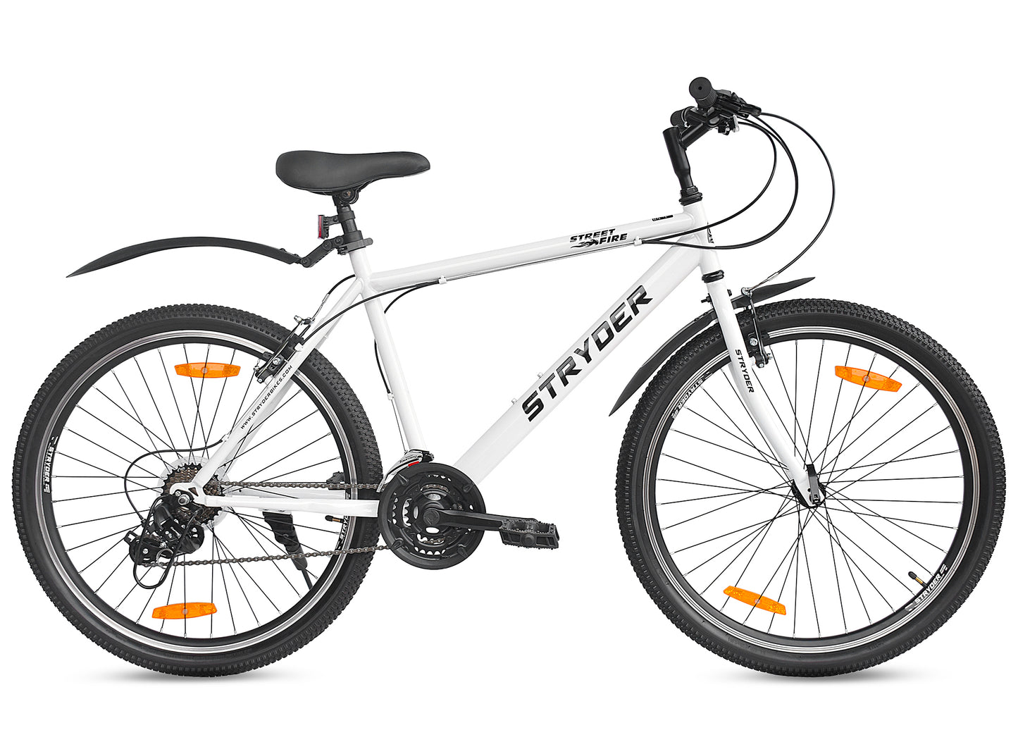Street Fire 26T White MTB Bike - white