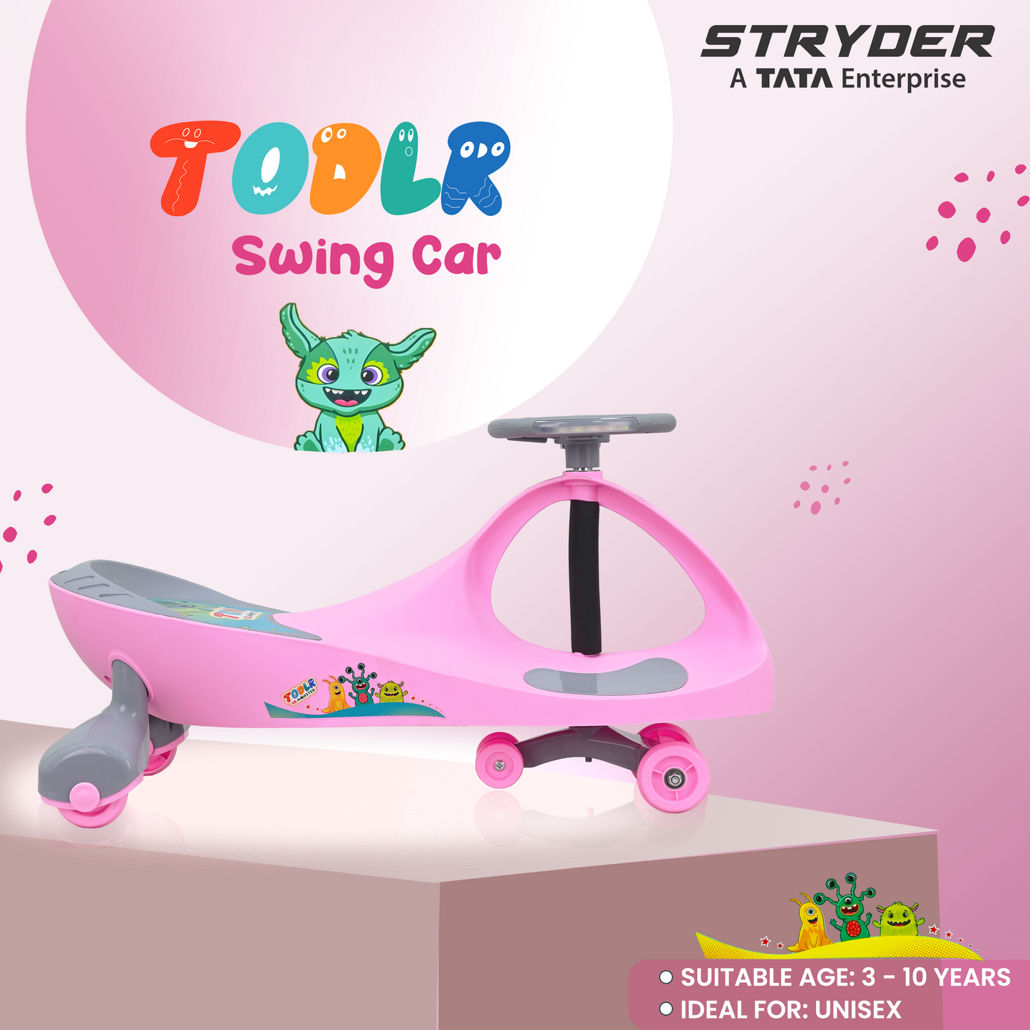 Tata Swing Car - Pink