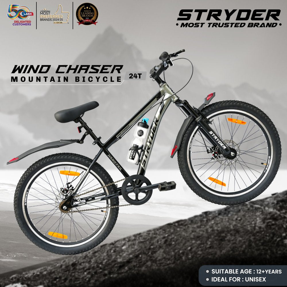 Wind Chaser MTB Bike - grey/black