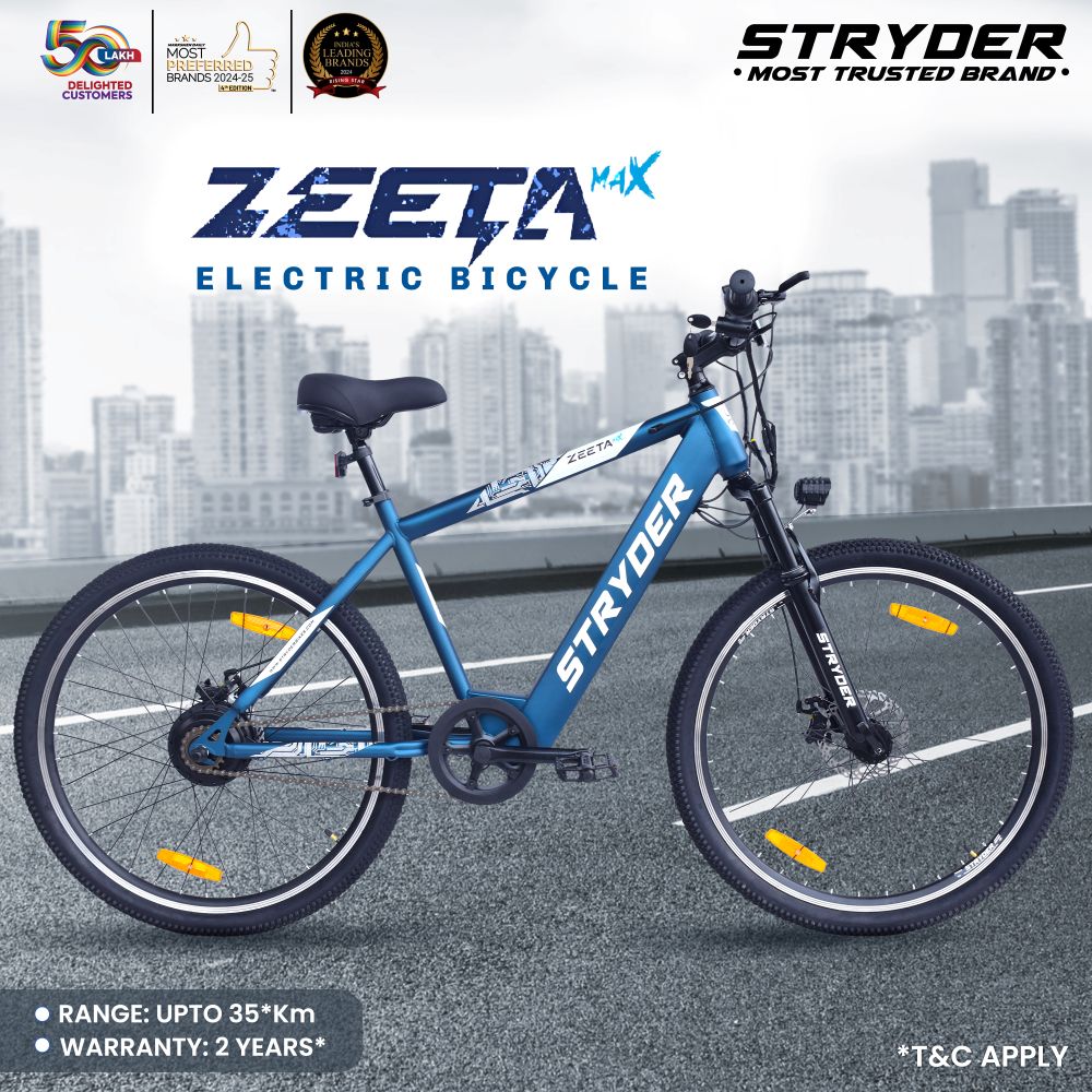Electric MTB | TATA Stryder 27.5 Zeeta Max| Stryder Bikes