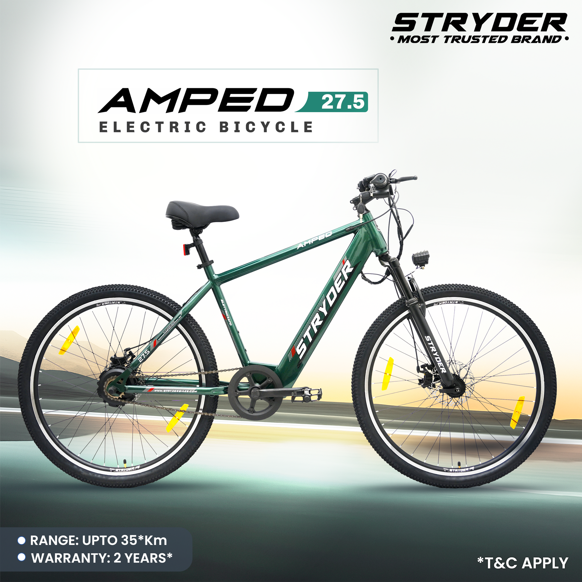tata amped - forest green