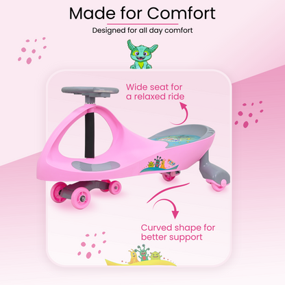 Tata Swing Car - Pink