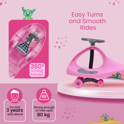 Tata Swing Car - Pink