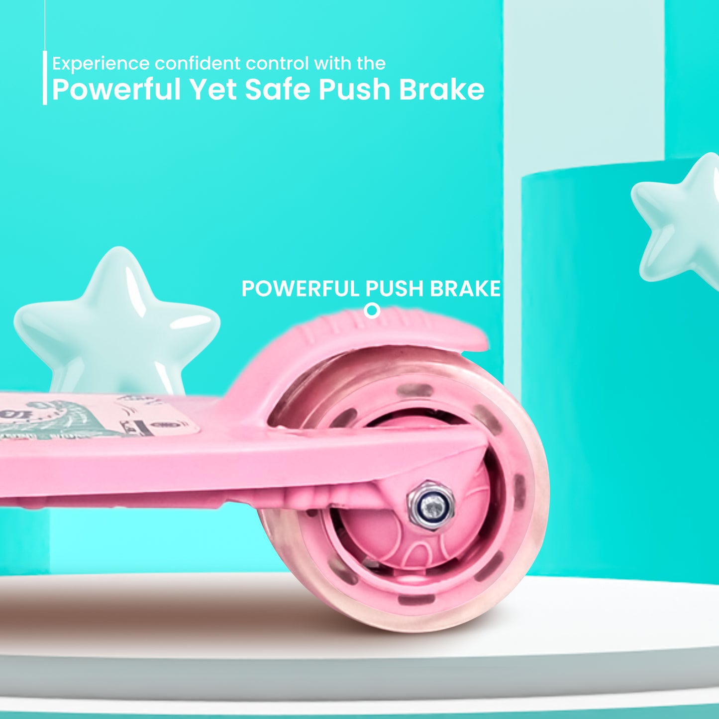 tata todlr kickscooter - pink