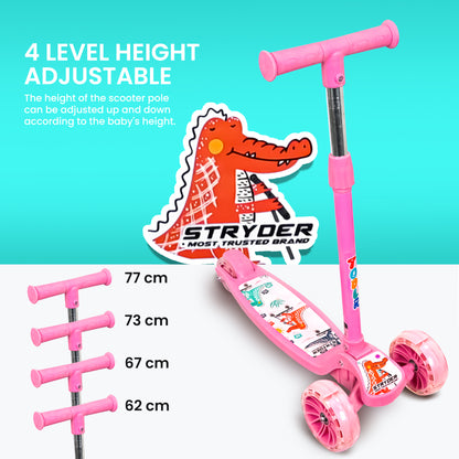 tata todlr kickscooter - pink