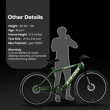 Electric MTB TATA Stryder 27.5 Zeeta Stryder Bikes