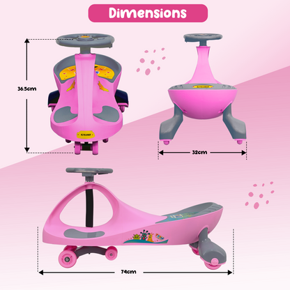 Tata Swing Car - Pink