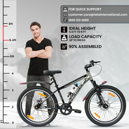 Wind Chaser MTB Bike - grey/black