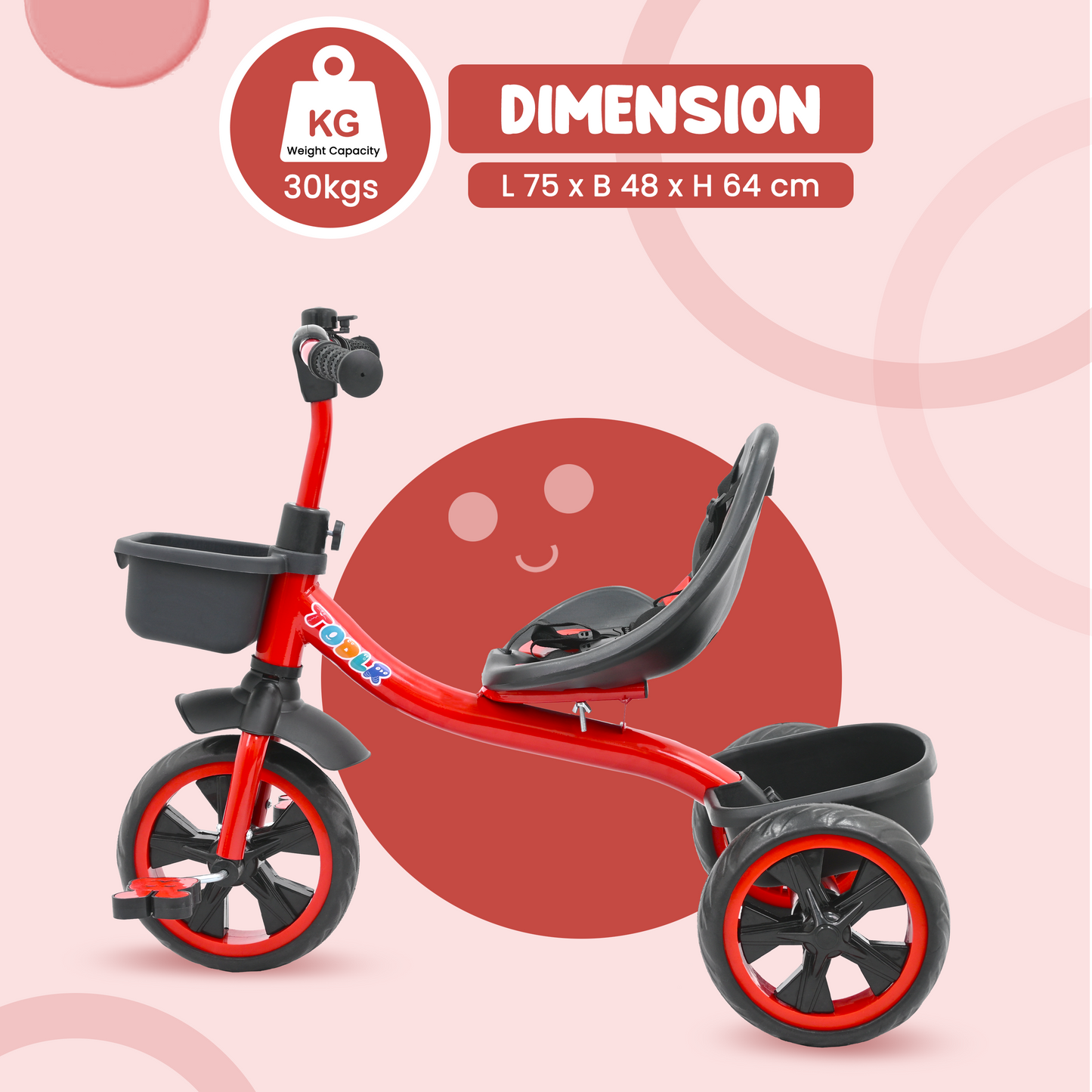 Nody Tricycle - Red