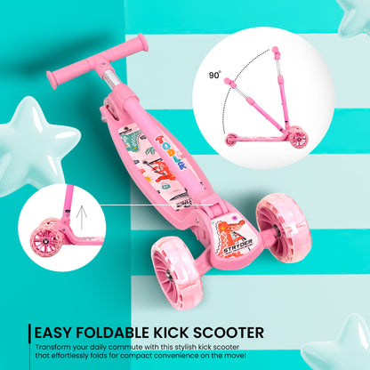 tata todlr kickscooter - pink