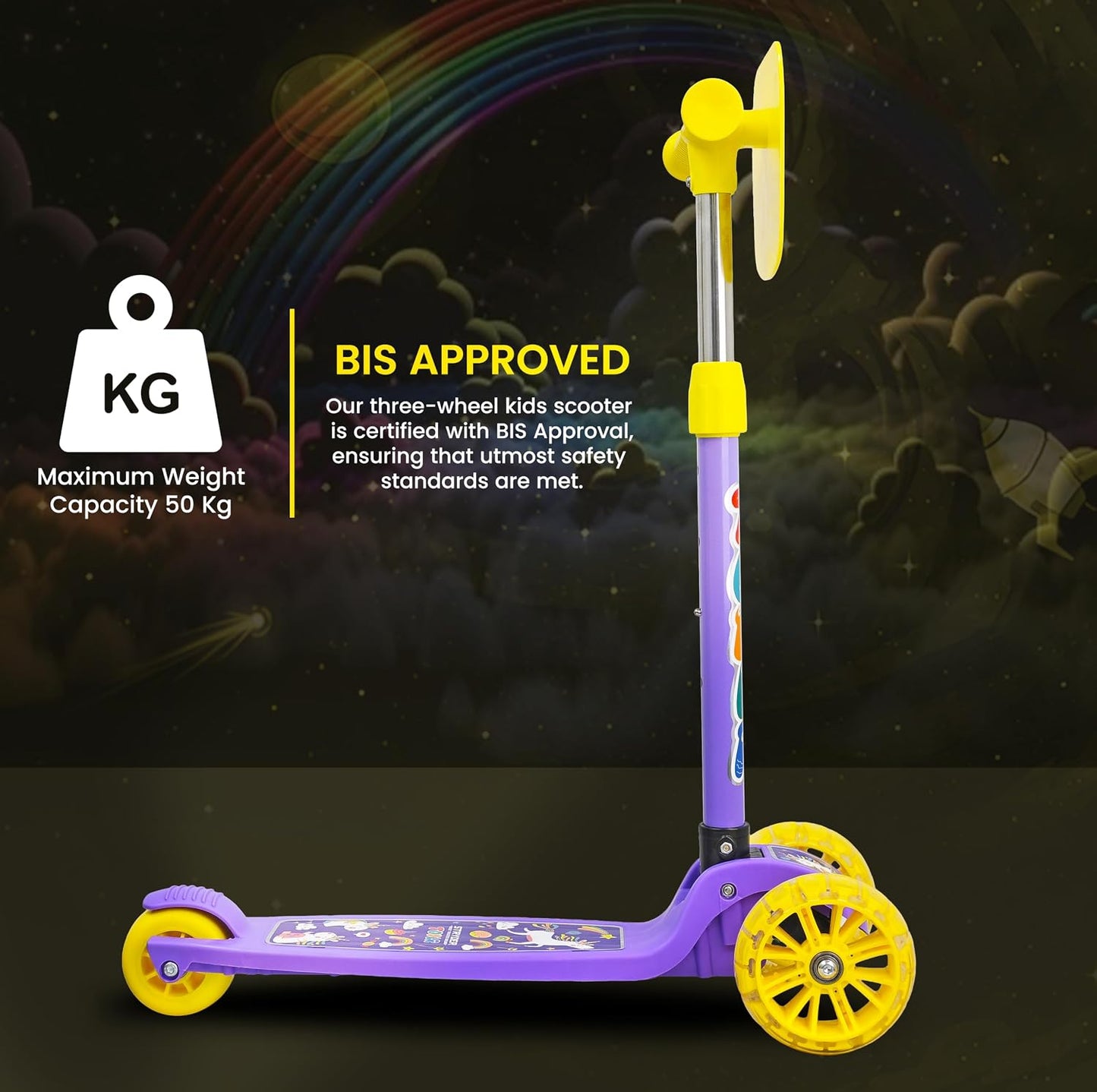 TODLR DINO Kick Scooter -Purple
