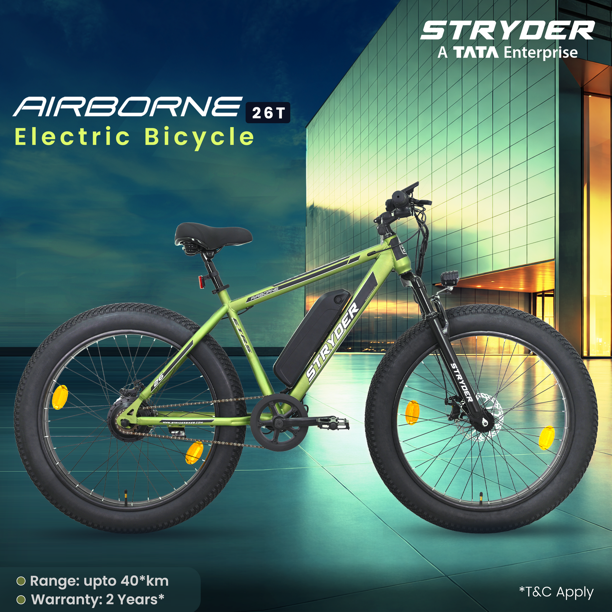 electric bicycle tata Stryder A Product Tata Electric Bicycle 250km Range