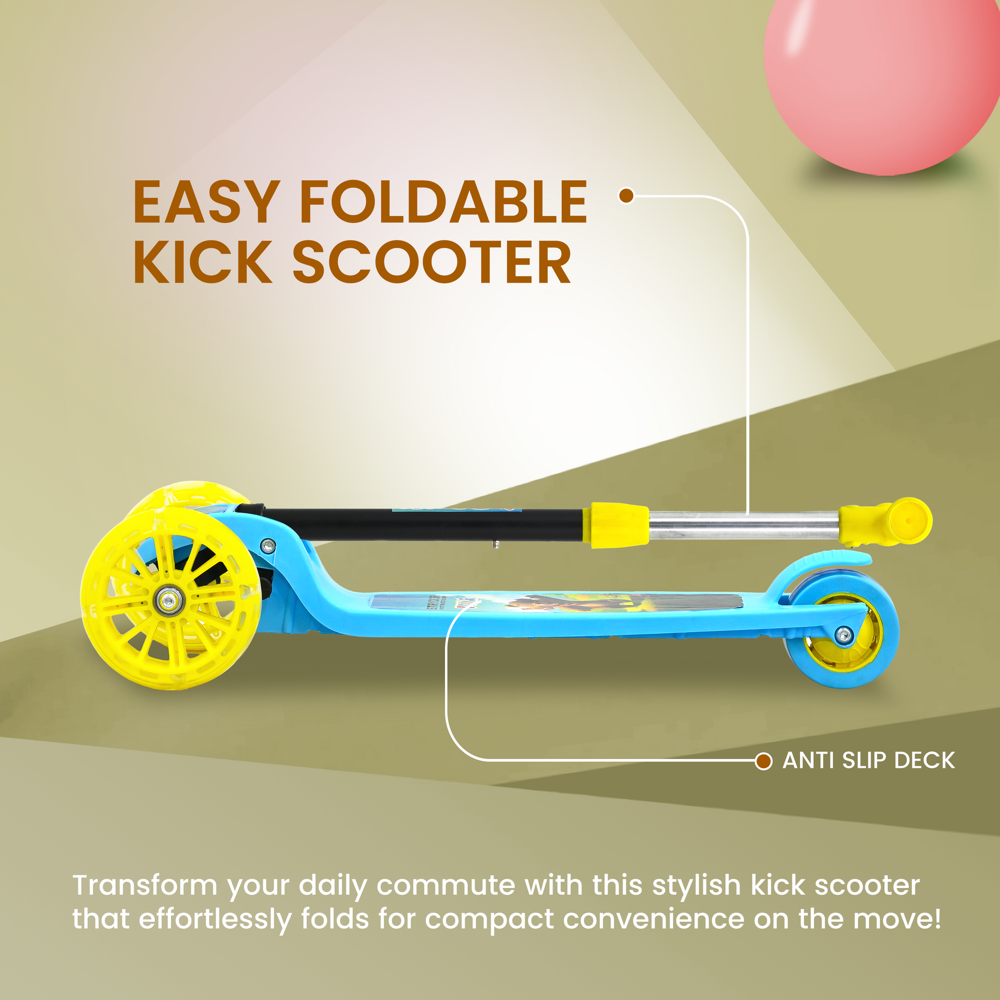 TODLR Kick Scooter - Blue