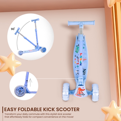 tata todlr kickscooter - blue
