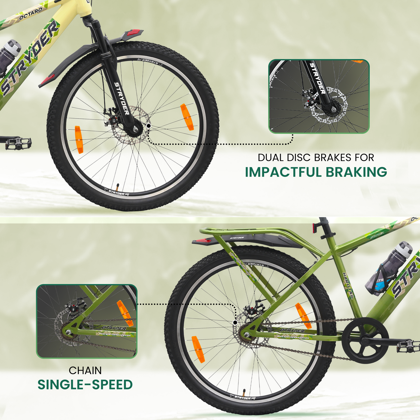 26T OCTARO IC DD - Chrome Green
