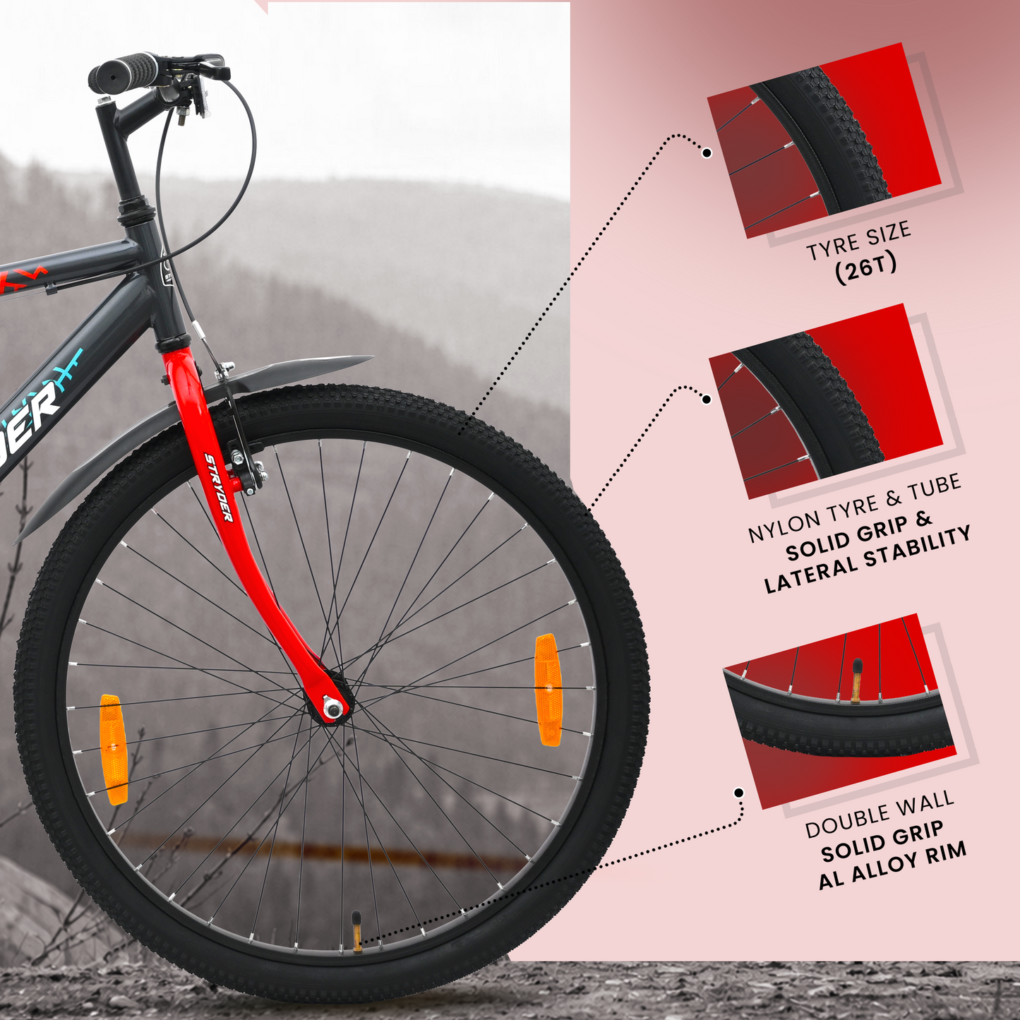 tata ridge runner - Red