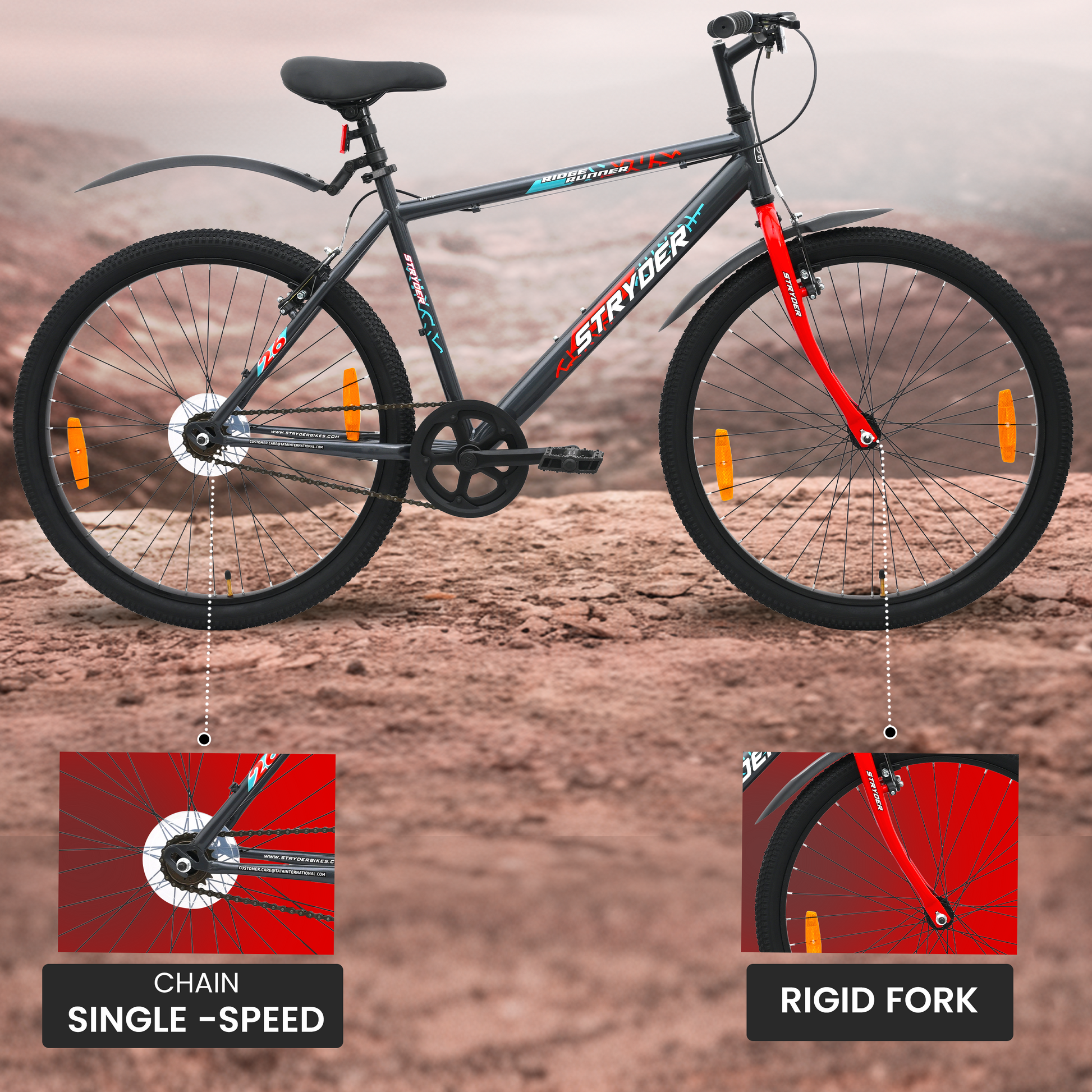 tata ridge runner - Red