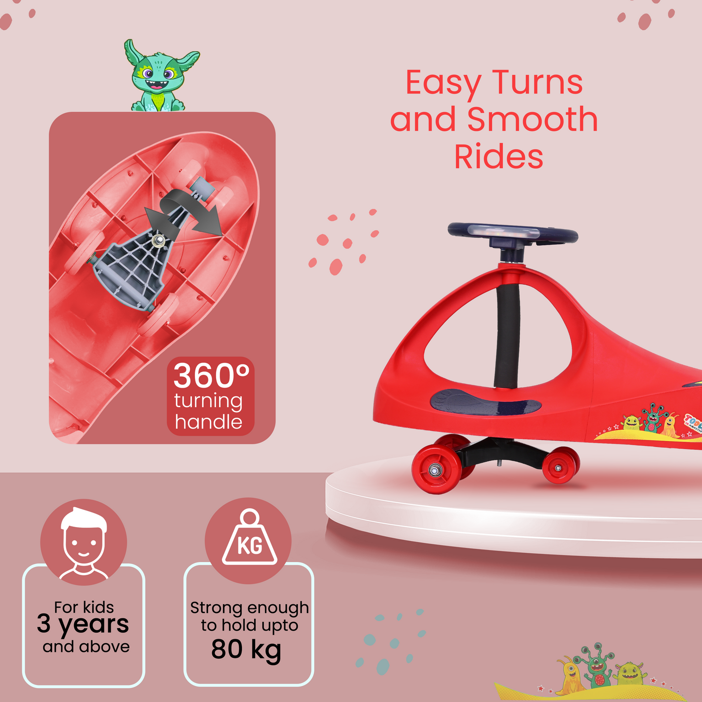 Tata Swing Car - Red