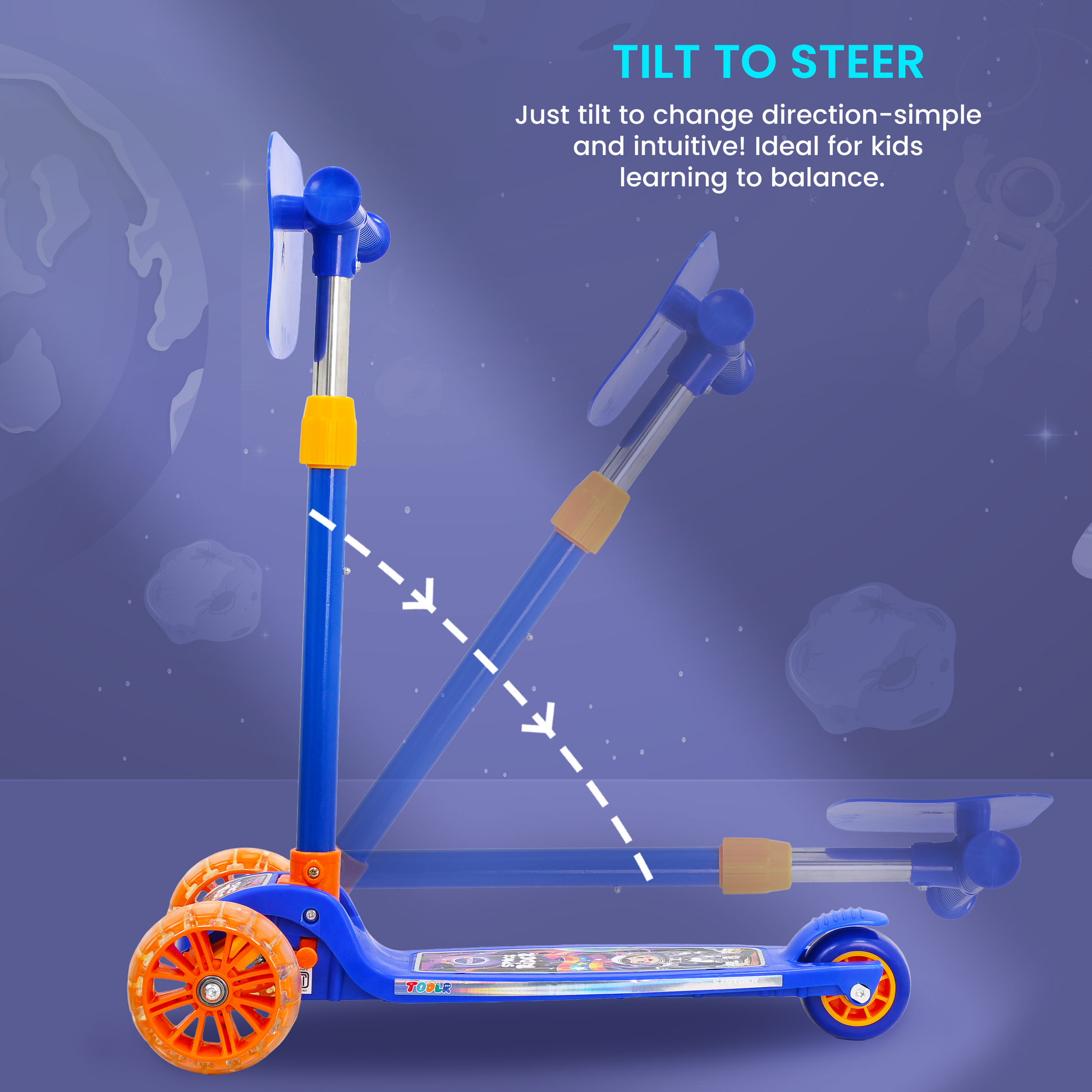TODLR Nasa Kick Scooter - Blue