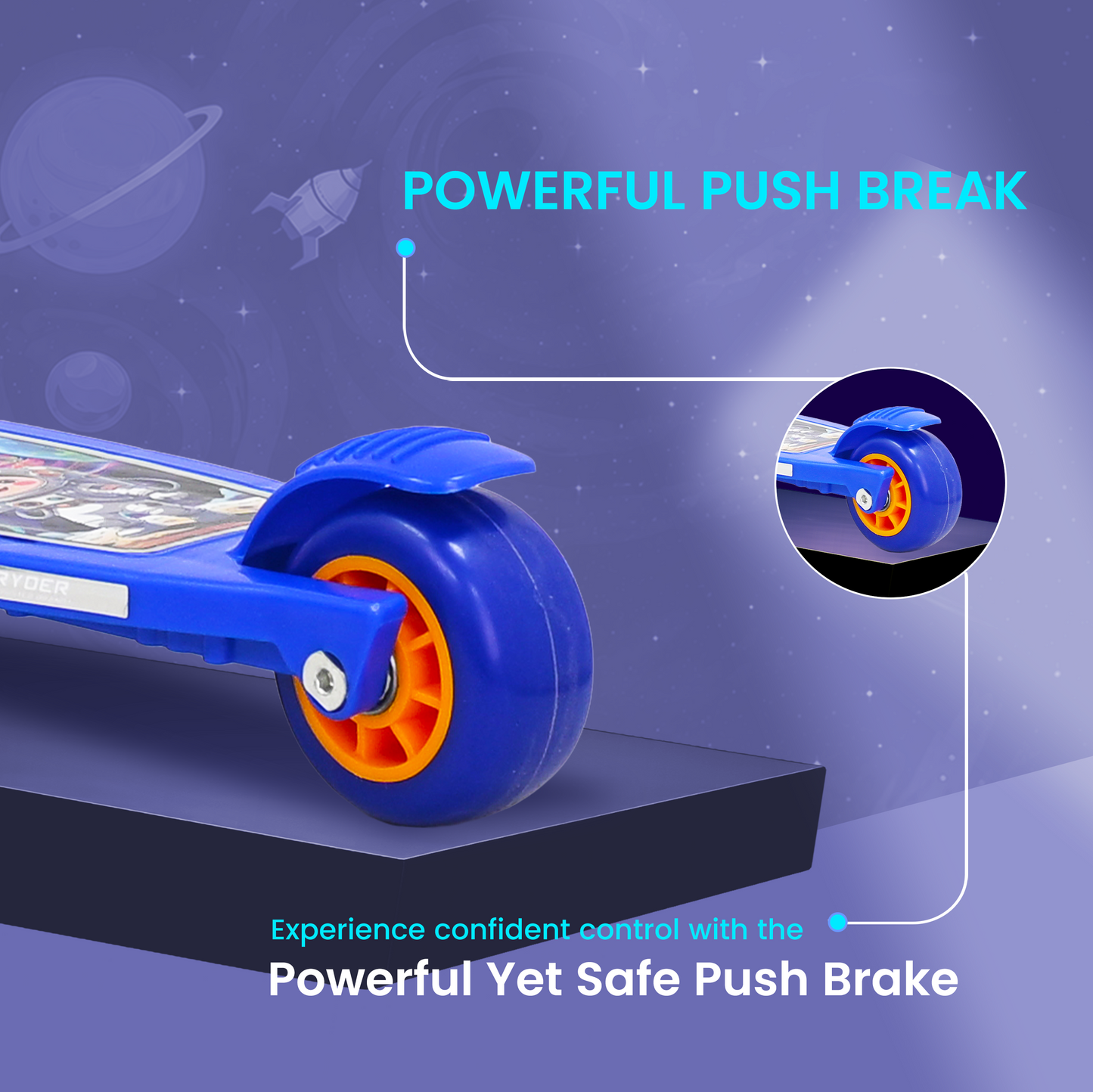 TODLR Nasa Kick Scooter - Blue