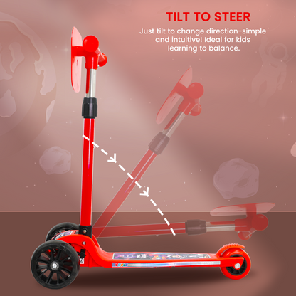 TODLR Nasa Kick Scooter - Red