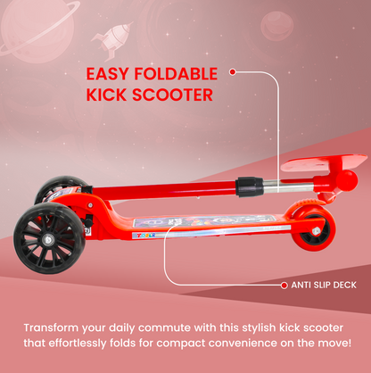 TODLR Nasa Kick Scooter - Red