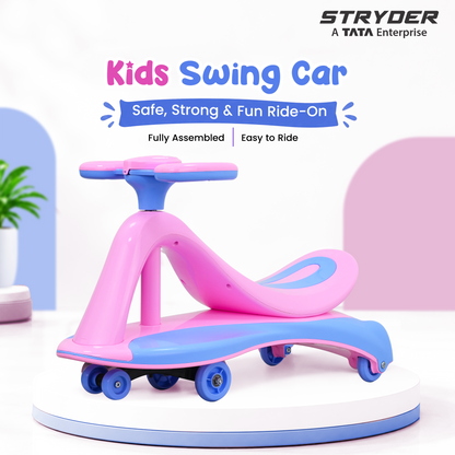 TODLR SWING CAR Airo with Light & Music - Pink