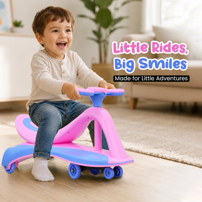 TODLR SWING CAR Airo with Light & Music - Pink