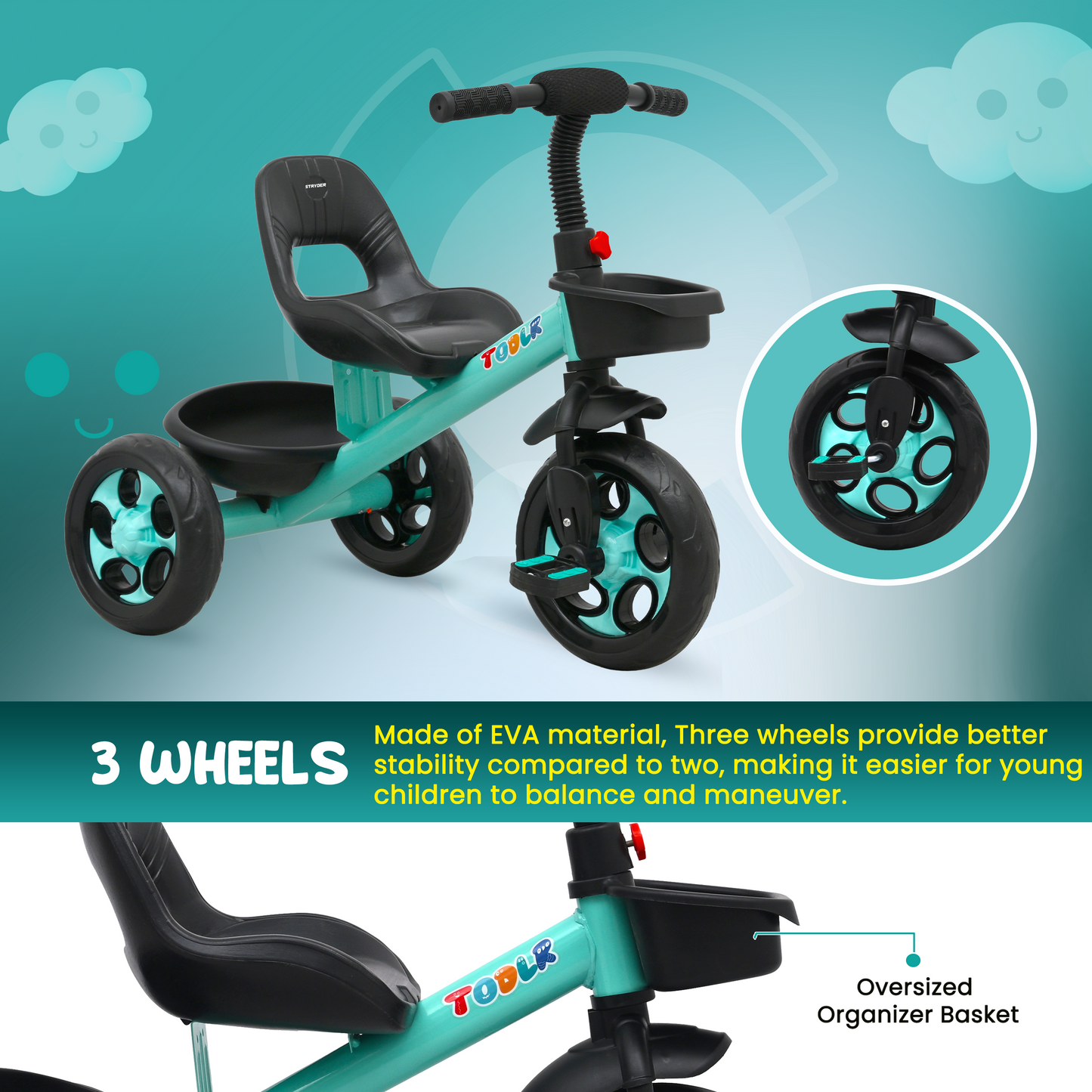 Nody Tricycle - Green