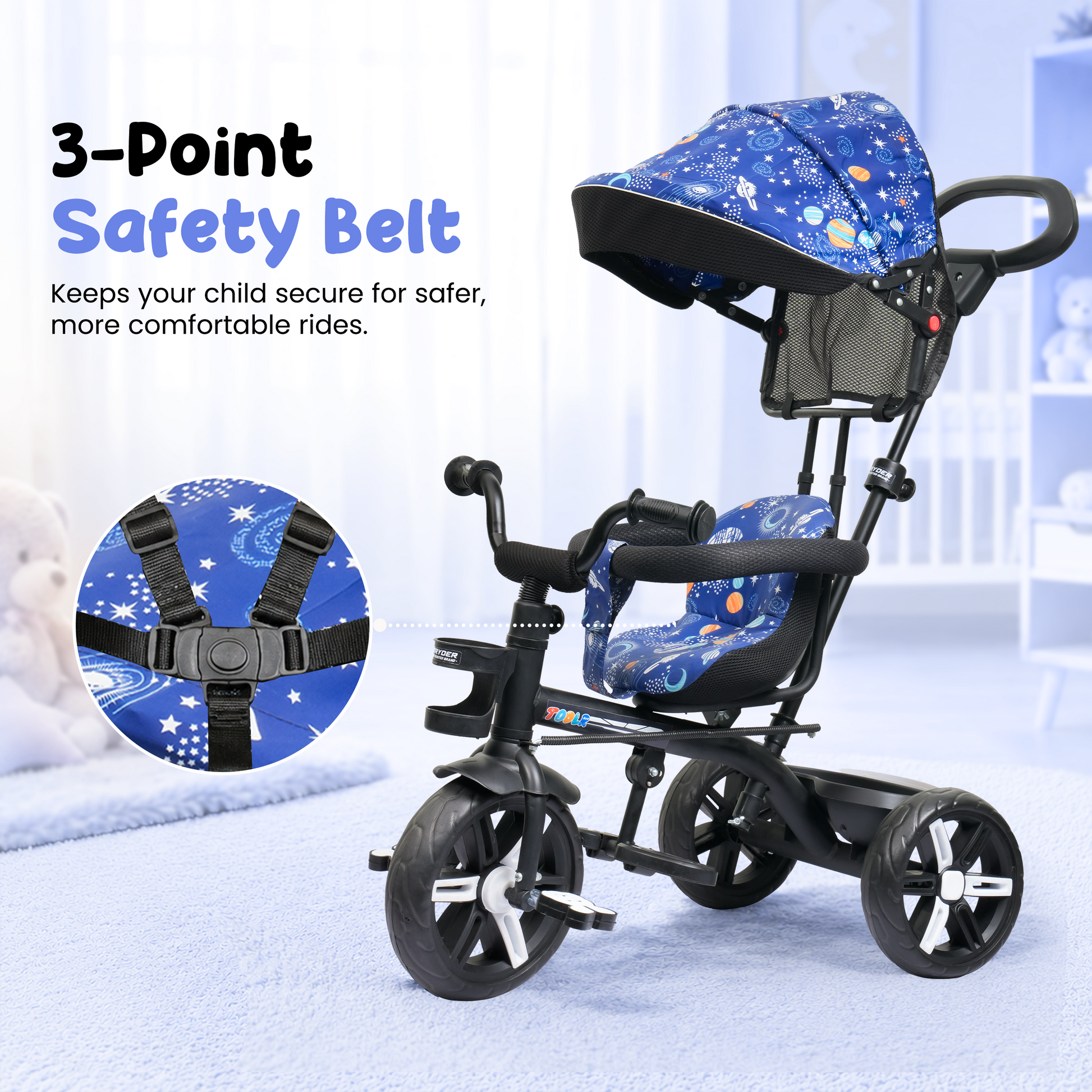 Orbi Star  Todlr Tricycle - Blue
