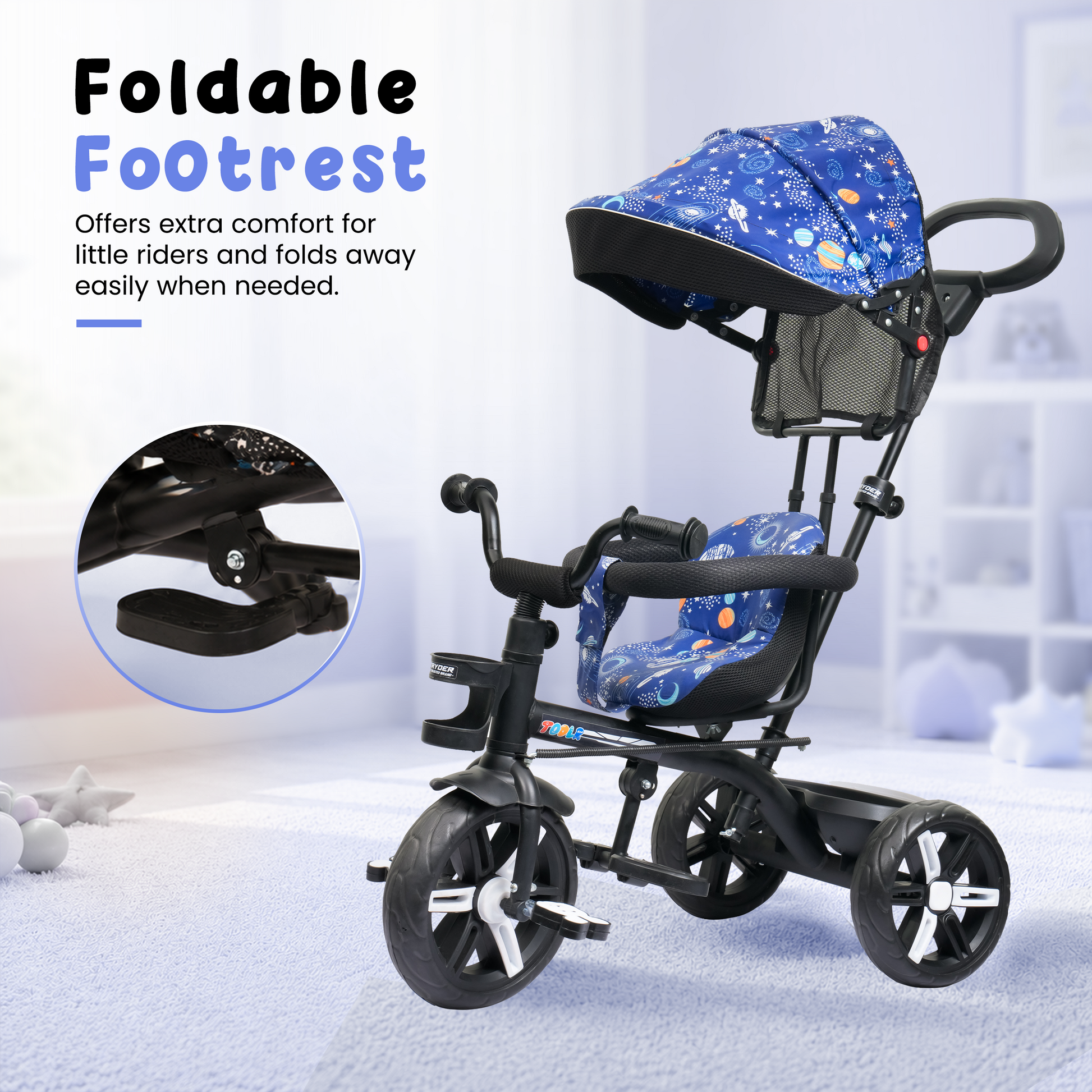 Orbi Star  Todlr Tricycle - Blue