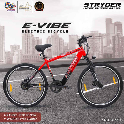 tata e-vibe - red