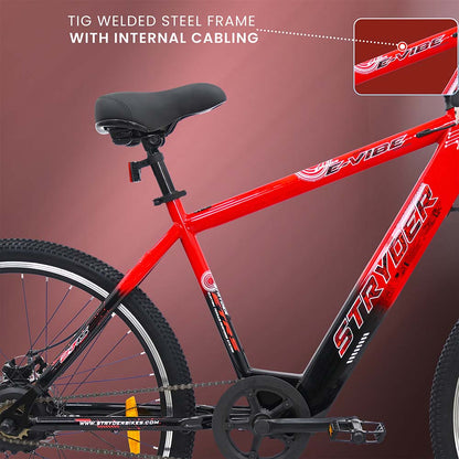 tata e-vibe - red