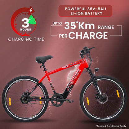 tata e-vibe - red