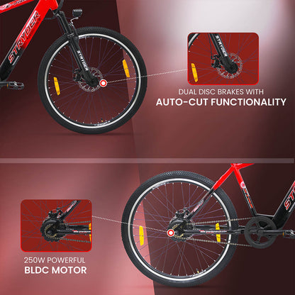 tata e-vibe - red