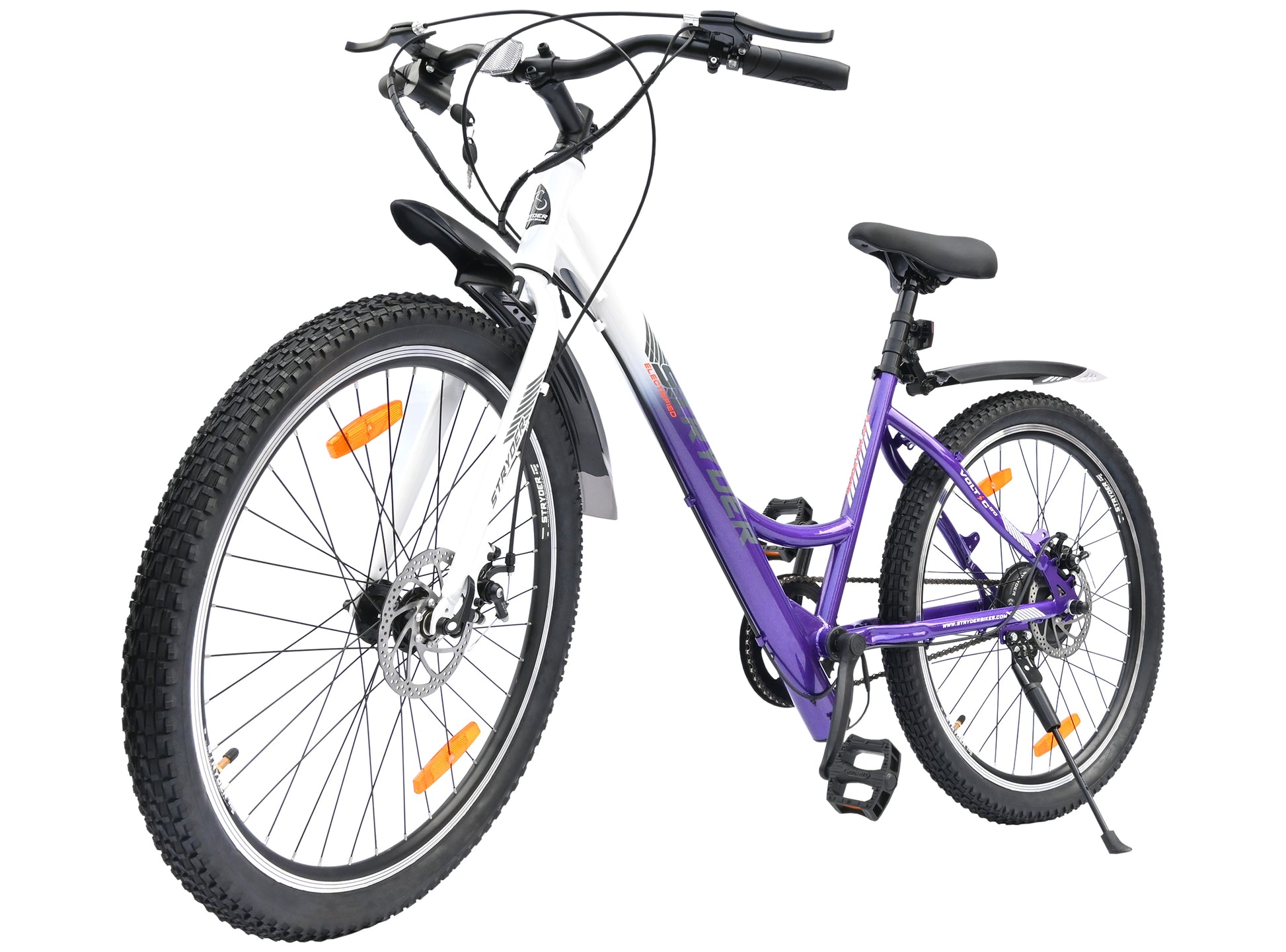 Stryder 26" Voltic Go Electric Bicycle - purple