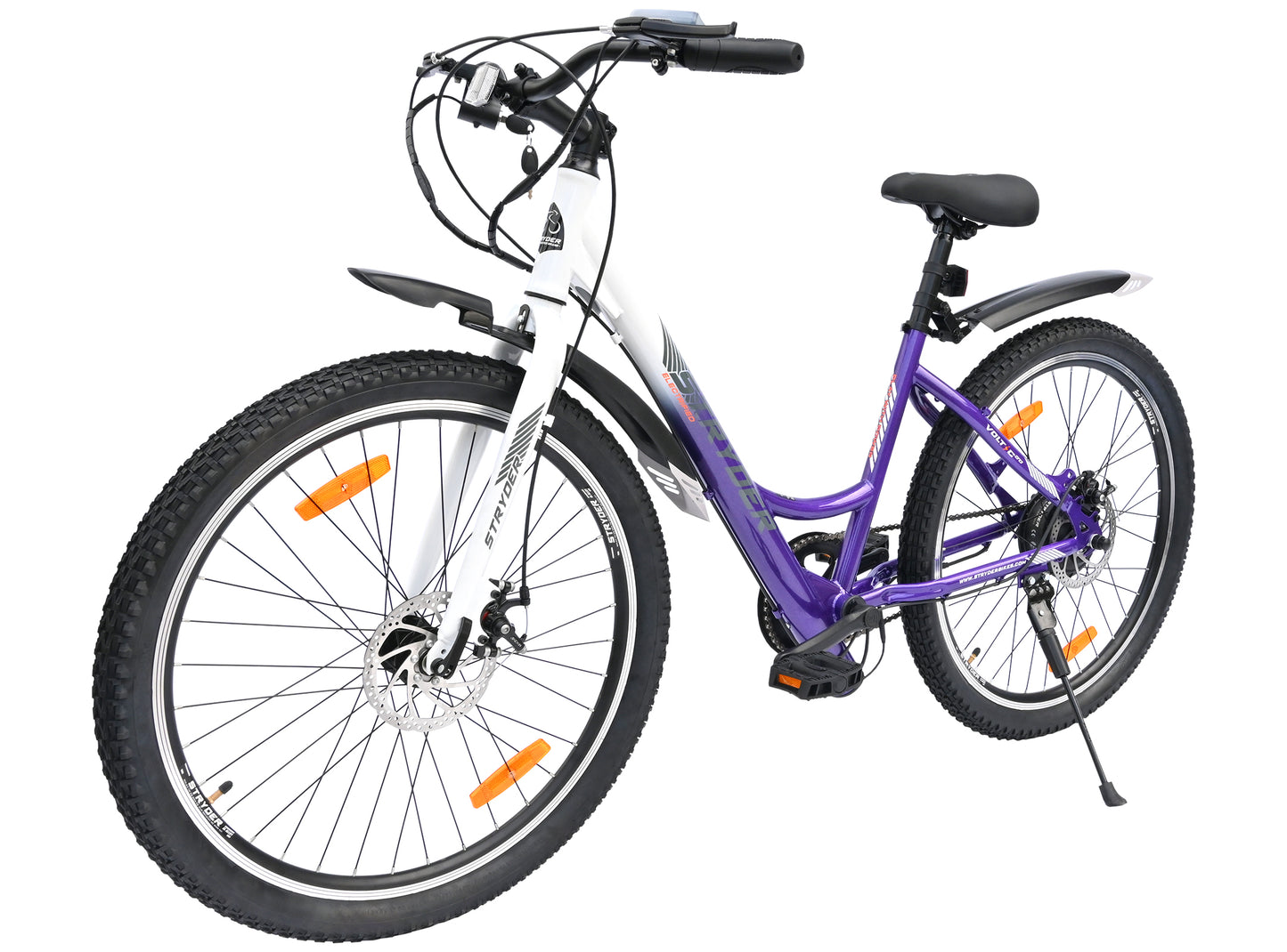 Stryder 26" Voltic Go Electric Bicycle - purple