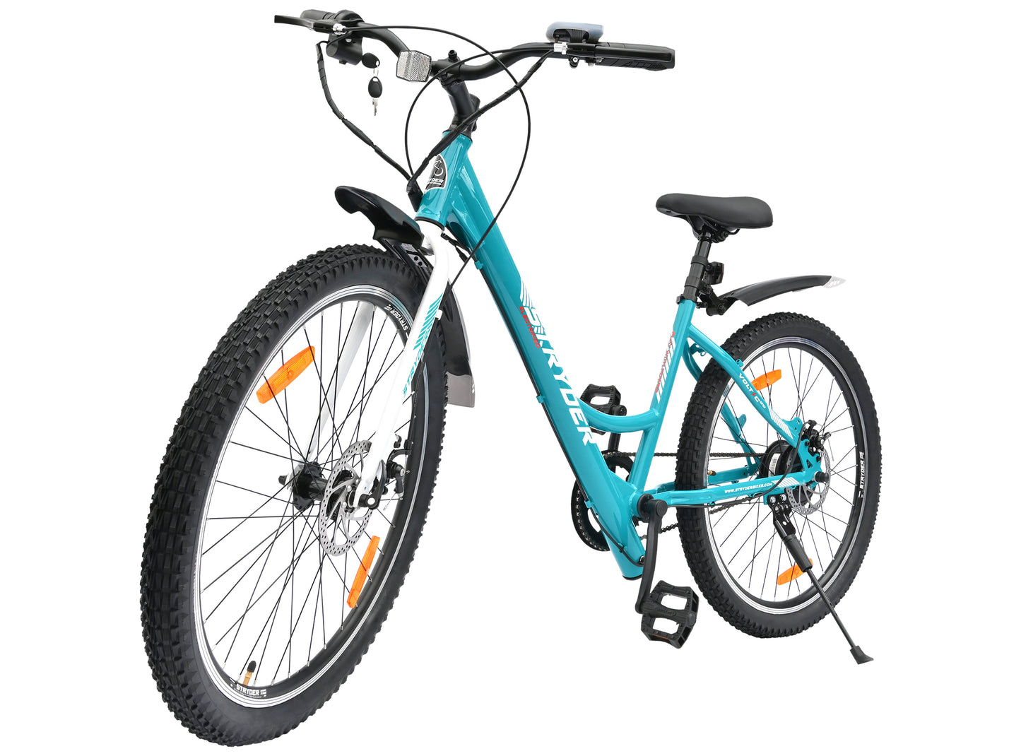 Stryder 26" Voltic Go Electric Bicycle - teal