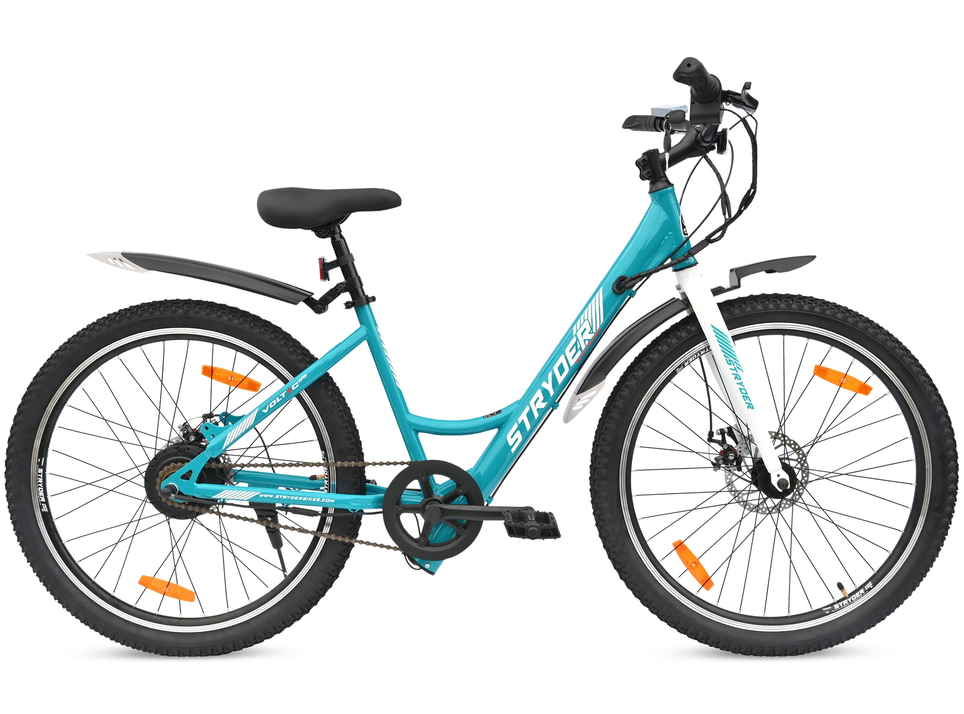 Stryder 26" Voltic Go Electric Bicycle - teal