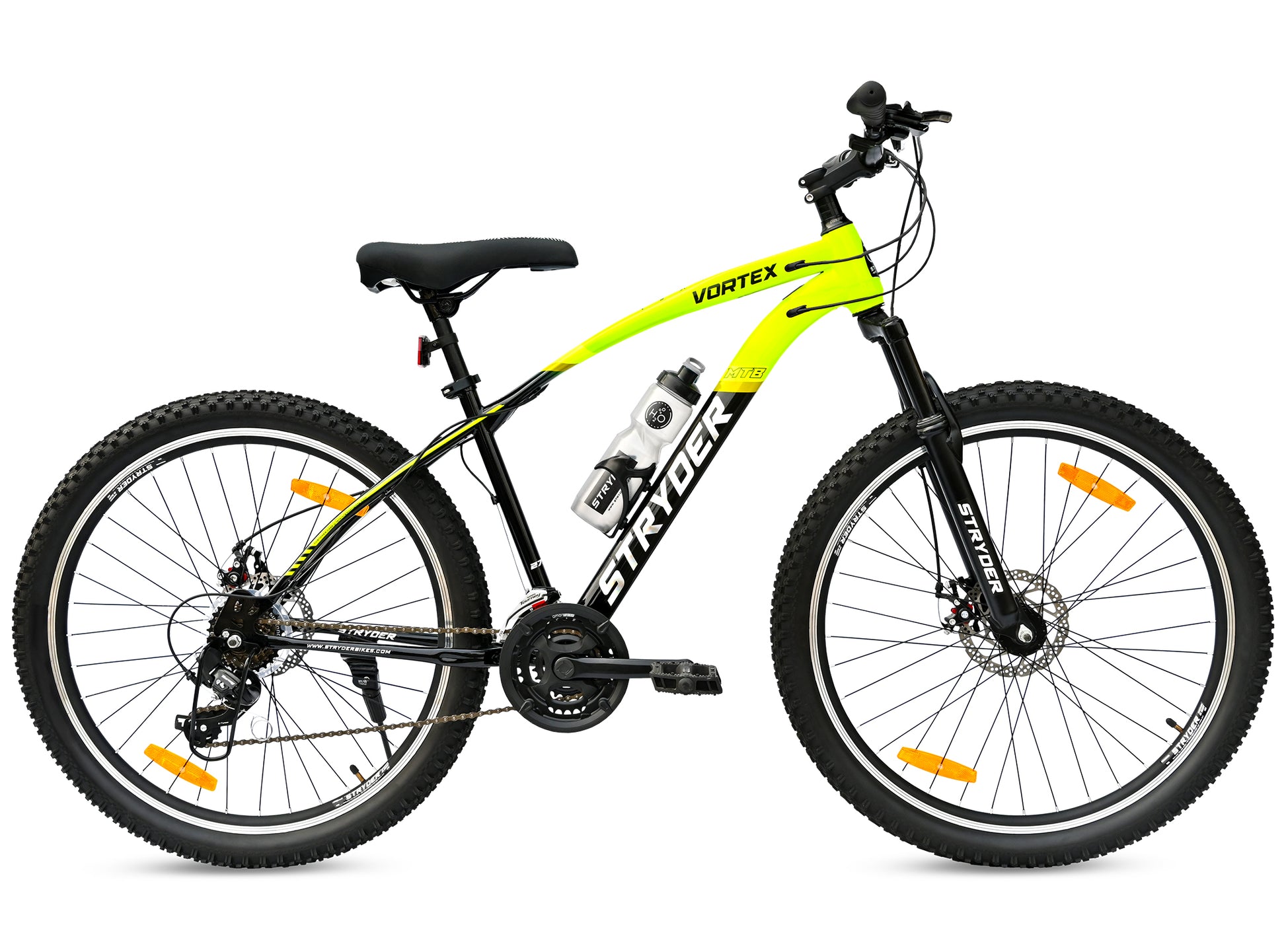 Vortex 21 Speed MTB Bike - black/green