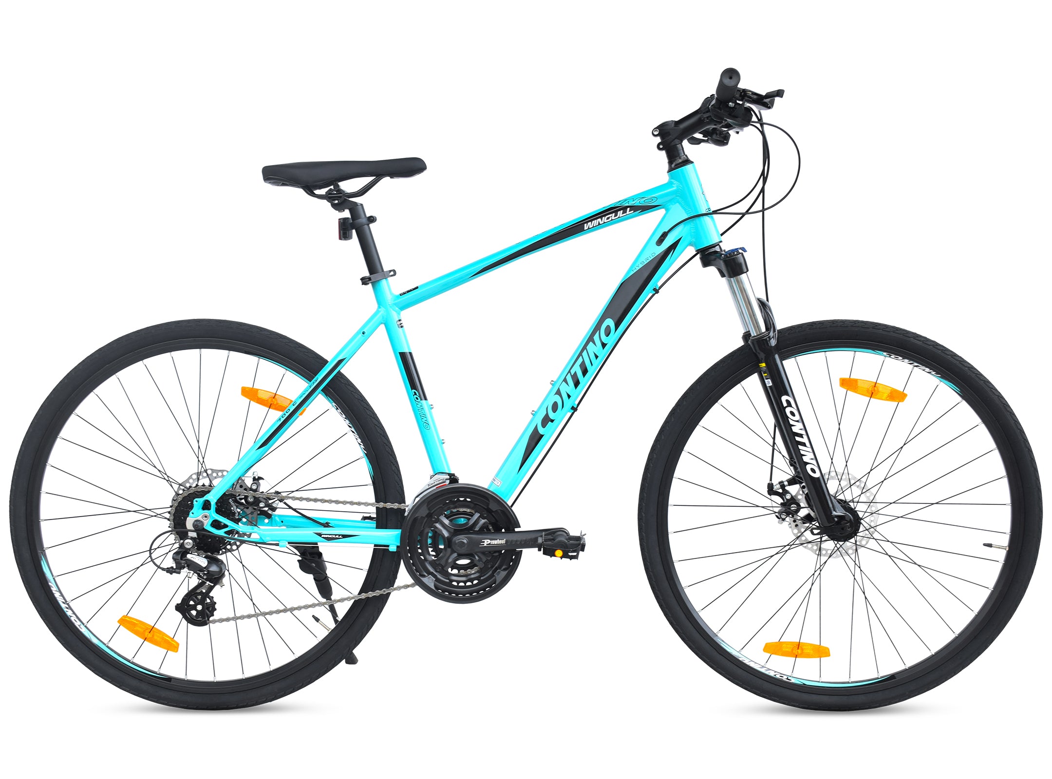 Contino 700C Cyan Wingull MTB Cycle - cyan