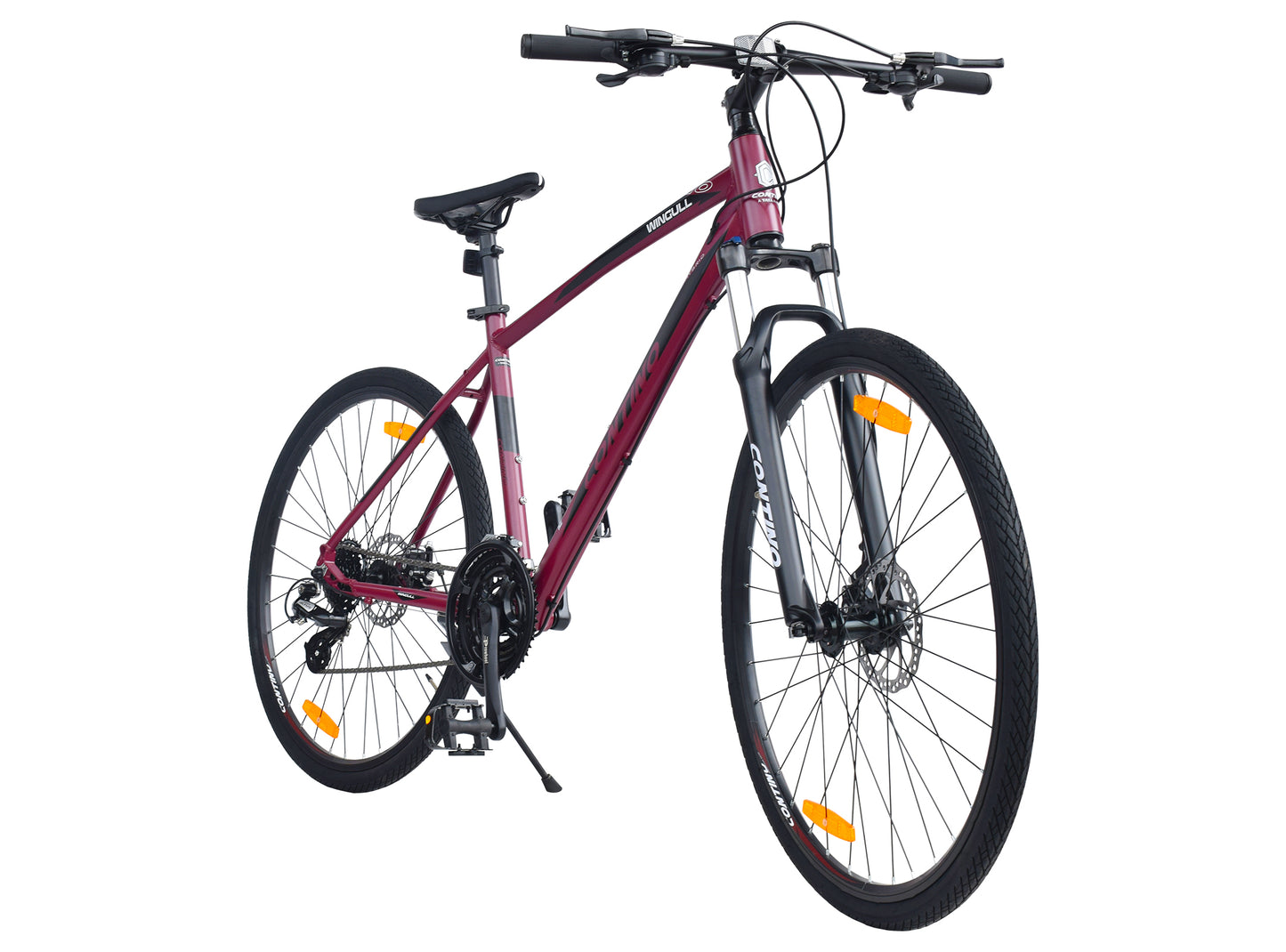 Contino 700C Wine Red Wingull MTB Bicycle - wine red