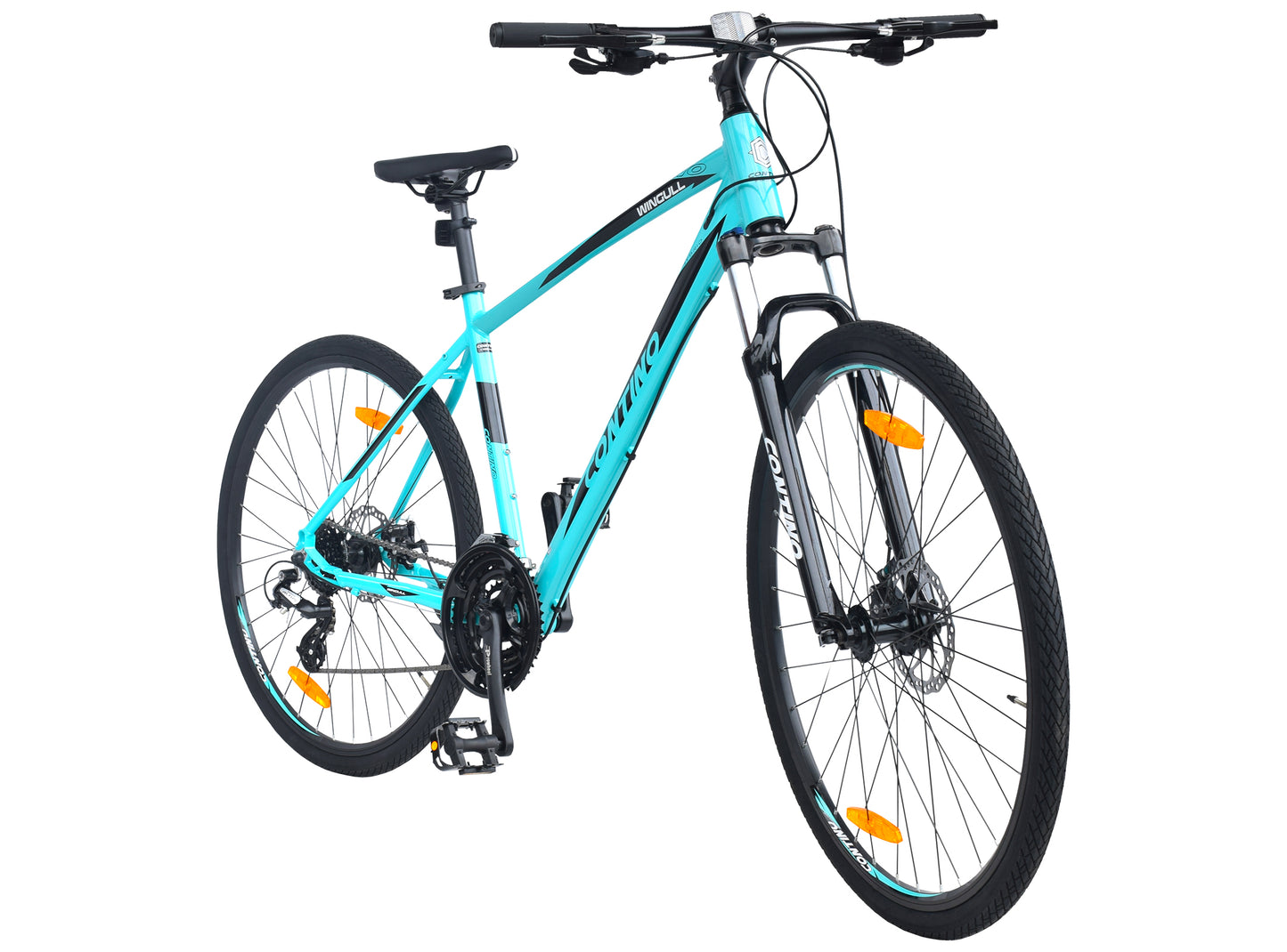 Contino 700C Cyan Wingull MTB Cycle - cyan