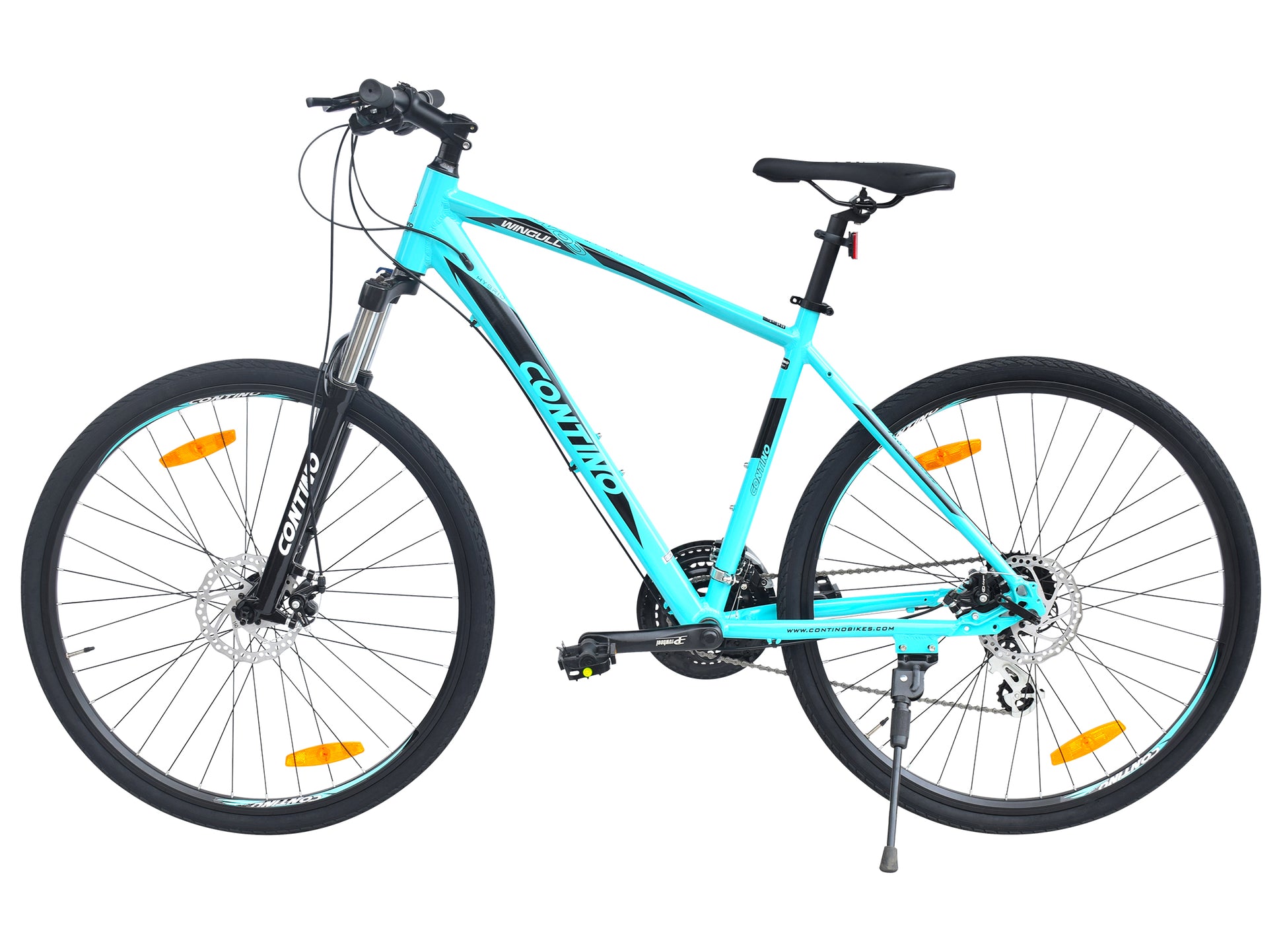 Contino 700C Cyan Wingull MTB Cycle - cyan