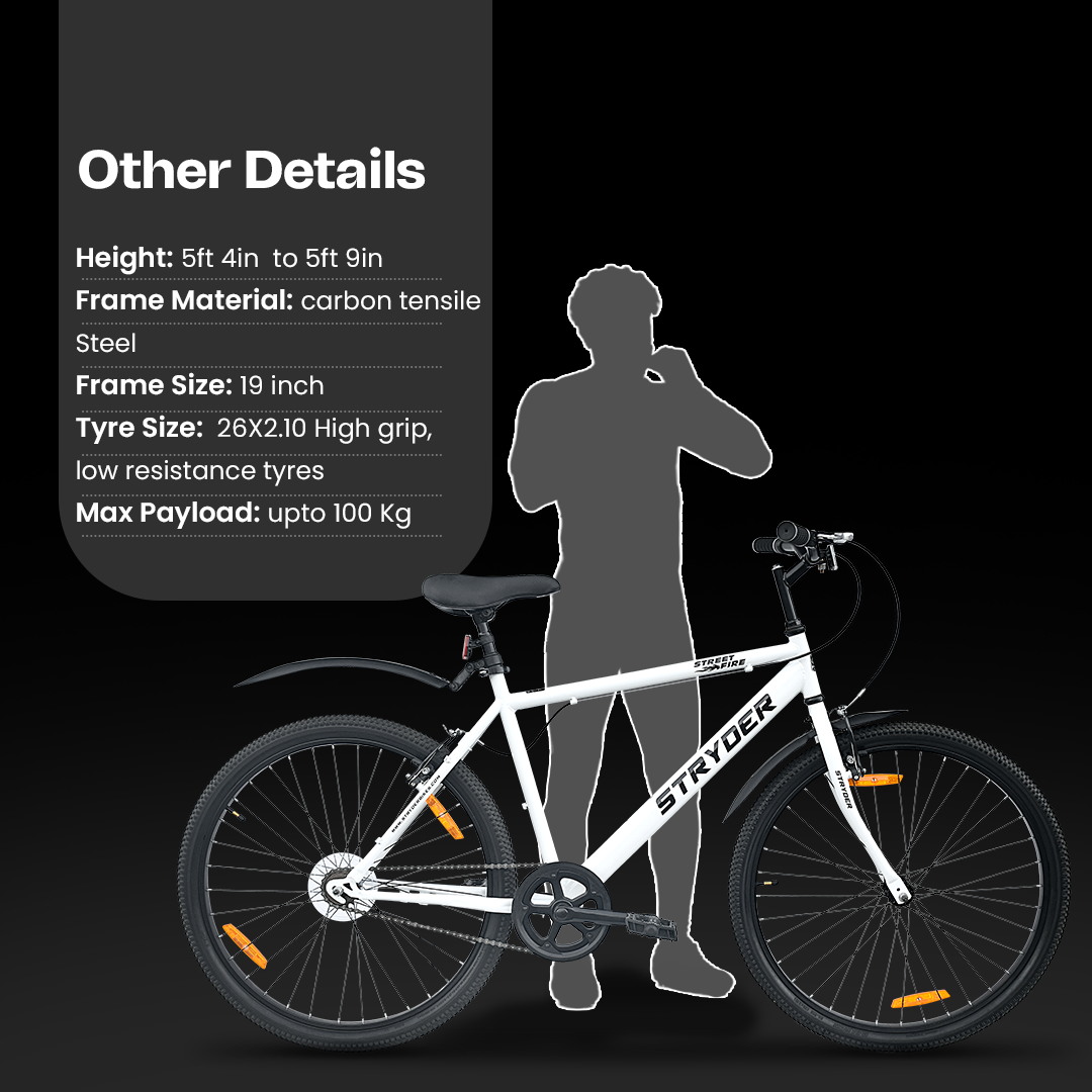 Buy 26 Street Fire Men s MTB Cycle Stryder Bikes