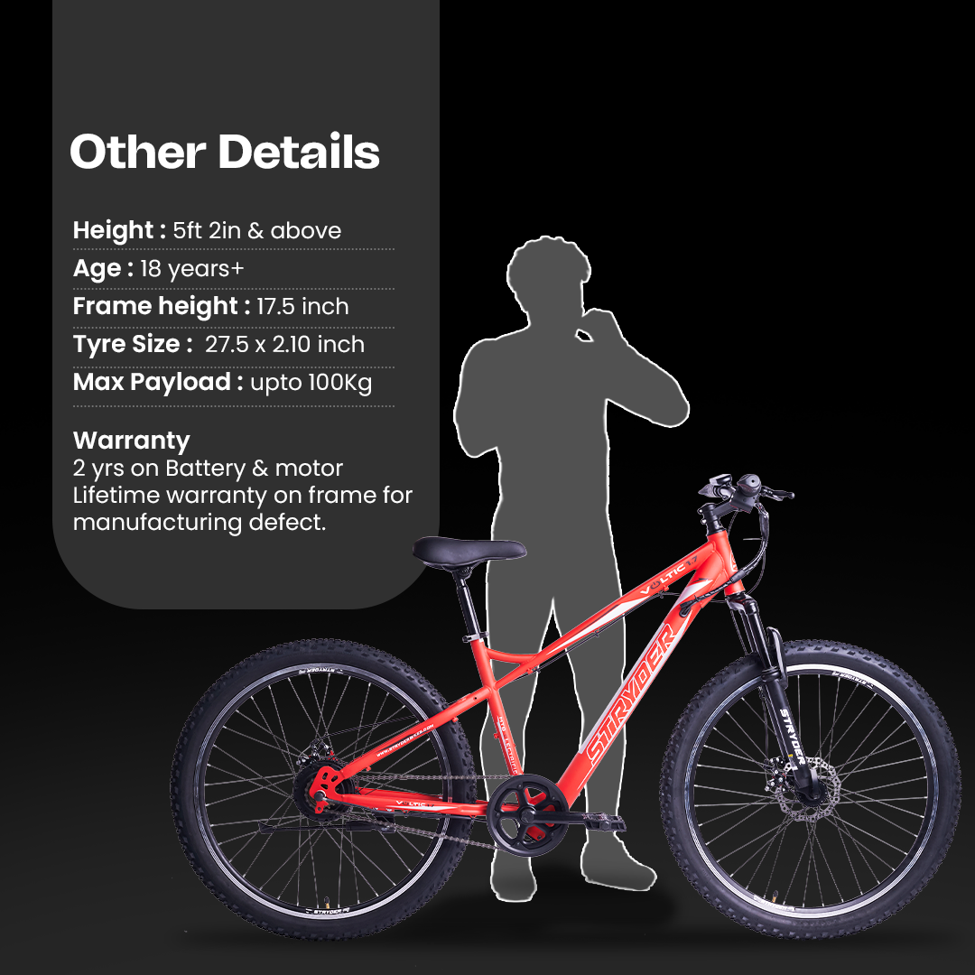 Electric MTB TATA Stryder 27.5 Voltic 1.7 Stryder Bikes