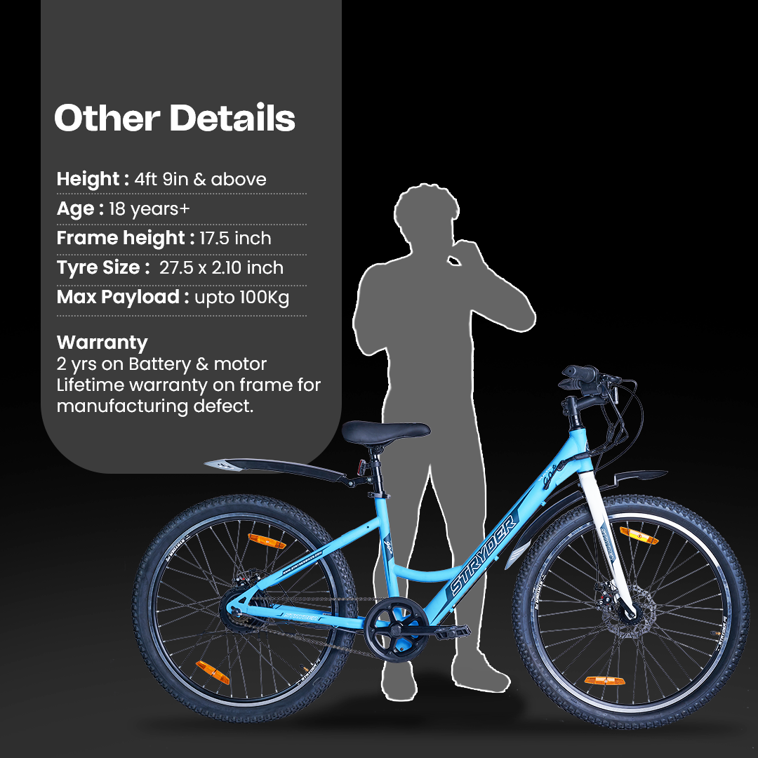 26T Electric MTB TATA Stryder 26 Voltic Go Stryder Bikes